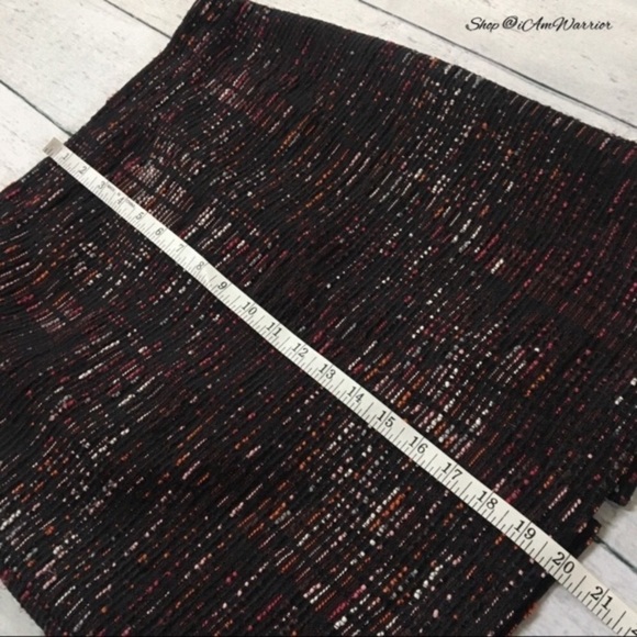 Loft textured multicolored tweed black pencil skirt *shop@iamwarrior - Picture 5 of 8